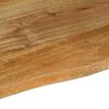 vidaXL Table Top Natural wood Solid mango wood 47.2 x 23.6 in