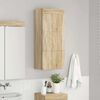vidaXL Bathroom Wall Cabinet TULUM Sonoma Oak 14.57 x 9.65 x 33.86 in