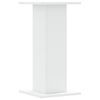 vidaXL Plant Stand White Engineered wood 2 pieces, 11.8x11.8x23.6 in