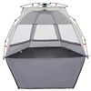 vidaXL Beach Tent 2-Person Gray Quick Release Waterproof