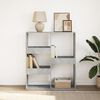 vidaXL Book Cabinet Concrete Grey Engineered Wood Medium Book Cabinet