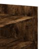 vidaXL Coffee Table Smoked oak Engineered wood 31.5x19.7x19.7 in