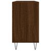 vidaXL Bathroom Cabinet Brown Oak Engineered Wood Medium