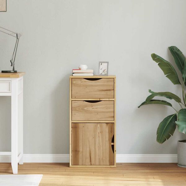 vidaXL Side Cabinet Honey