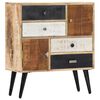 vidaXL Sideboard Natural Mango Wood Solid Mango Wood Medium Sideboard