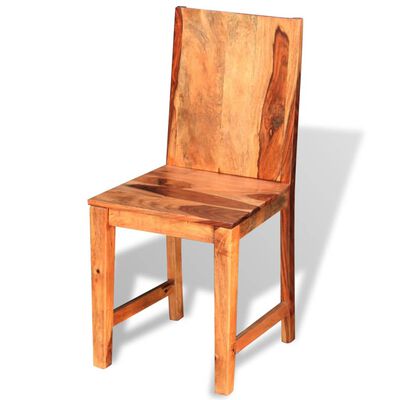 vidaXL Dining Chairs 6 pcs Solid Sheesham Wood