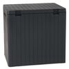 Keter Outdoor Storage Box Anthracite Plastic PP Large Durable