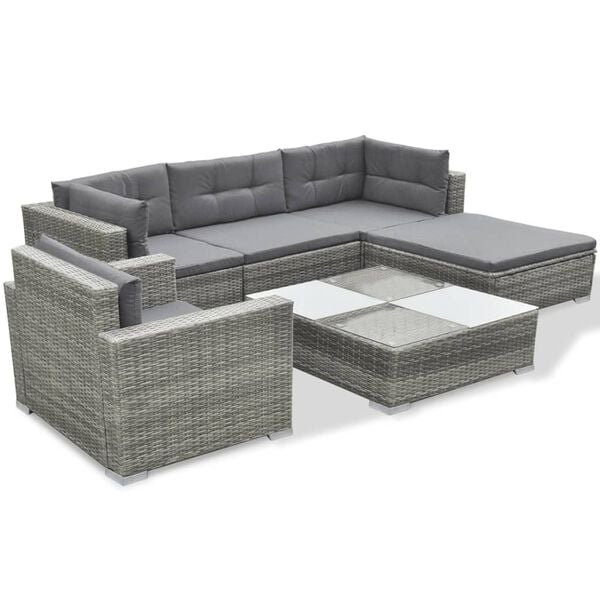 vidaXL Lounge Set Grey