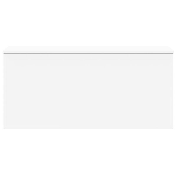 vidaXL Storage Box White Engineered Wood Medium Storage Box
