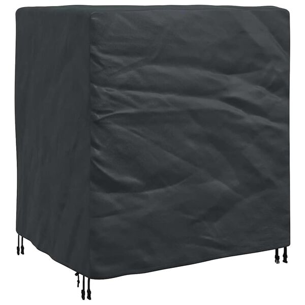 vidaXL Furniture Cover Plain Black 45.67 x 39.37 x 47.24 in 600D