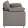 vidaXL Sofa Taupe 86.22 x 30.31 x 32.28 in Fabric