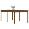 vidaXL Garden Table Honey brown Solid Pine Wood Large Durable