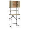 vidaXL Washing Machine Cabinet Sonoma Oak 26.8"x19.1"x76.4"