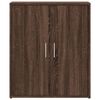 vidaXL Sideboard Brown oak Engineered wood Medium Sideboard
