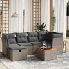 vidaXL Garden Sofa Set Grey