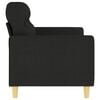 vidaXL 2-seater Sofa Black Polyester, Metal, Textilene 2-seater