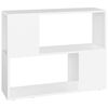 vidaXL TV Cabinet White Engineered Wood 31.5 x 9.4 x 24.8 in TV Cabinet
