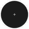 vidaXL Jumping Mat Black 280g/m² polypropylene