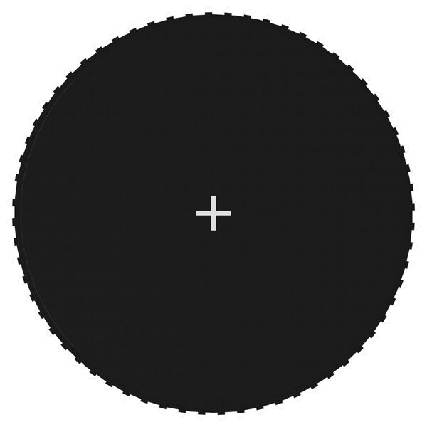 vidaXL Jumping Mat Black 280g/m² polypropylene