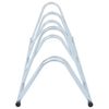 vidaXL Bicycle Stand for 6 Bikes Floor Freestanding Galvanized Steel