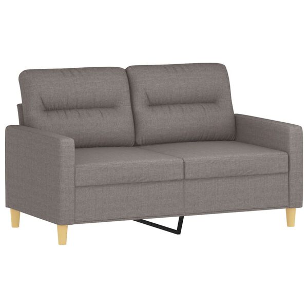 vidaXL Sofa Set Taupe Fabric (100% polyester), metal, textilene, plywood