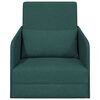 vidaXL Sofa Bed Dark Green 25.59 x 31.50 x 32.68 in Fabric