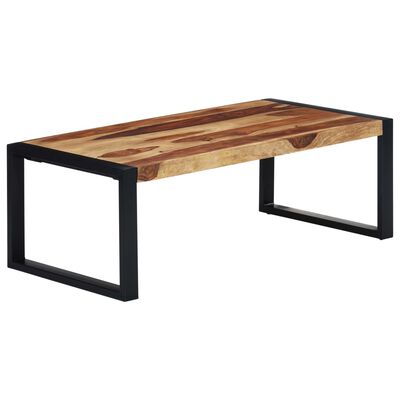 vidaXL Coffee Table 43.3"x23.6"x15.7" Solid Sheesham Wood