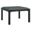 vidaXL Garden Lounge Set Black and Dark Gray