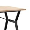 vidaXL Dining Table Brown Solid Pinewood Large Durable Dining Table