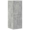 vidaXL Bathroom Furniture Set Concrete Grey, White