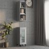 vidaXL Wall Cabinet Grey Sonoma Engineered wood 12.8x13.6x35.4 in