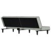 vidaXL Sofa Bed Light Grey Velvet (100% polyester), plywood