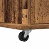 vidaXL Podium Old Wood 21.65 x 21.65 x 42.13 in Engineered Wood