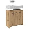 vidaXL Bathroom Sink Cabinet Artisan Oak Engineered Wood Medium