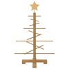 vidaXL Wooden Christmas Tree for Decoration 70.9" Solid Wood Pine