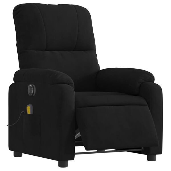 vidaXL Electric Massage Recliner Chair Black