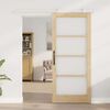 vidaXL Sliding Door ORKDAL Natural 33.86 x 78.15 in