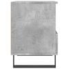 vidaXL Bedside Cabinet Concrete Grey Engineered Wood Small