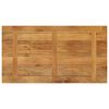 vidaXL Table Top 43.3"x19.7"x1" Rectangular Solid Wood Mango