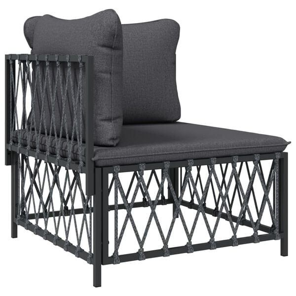 vidaXL Garden Lounge Set Anthracite