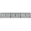 vidaXL TV Cabinet Grey Sonoma Engineered wood, metal Large TV Cabinet
