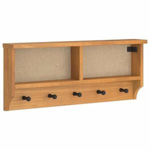 vidaXL Wall-mounted Coat Rack Acacia finish