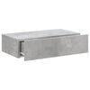 vidaXL TV Cabinet Concrete Grey Engineered Wood Small TV Cabinet
