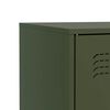 vidaXL Sideboard Olive Green Cold-rolled Steel Medium Sideboard