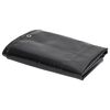 vidaXL Tarpaulin 2.1 oz/ft² 11.5'x8.2' Black