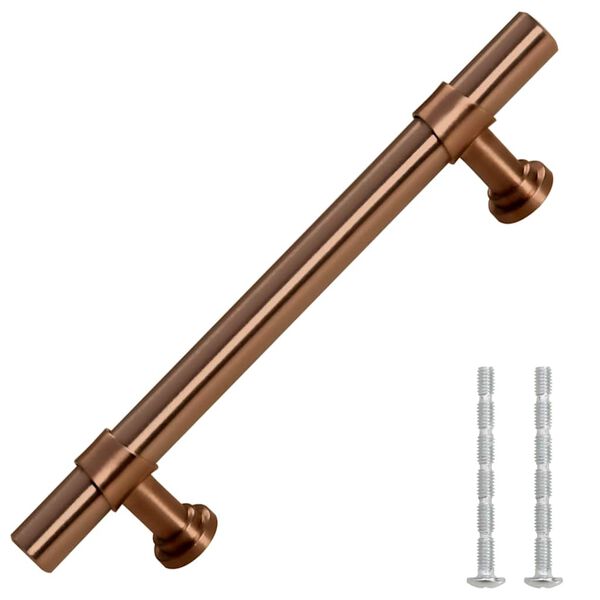 vidaXL Cabinet Handle Set of 10 Bronze Stainless Steel