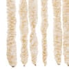 vidaXL Fly Curtain Beige and White 35.4x86.6" Chenille