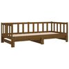 vidaXL Day Bed Honey brown Solid pine wood Double Expandable Day Bed