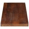 vidaXL Table Top Varied Solid Reclaimed Wood 27.6 x 7.9 x 1.0 in Tough