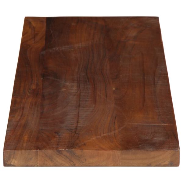 vidaXL Table Top Varied Solid Reclaimed Wood 27.6 x 7.9 x 1.0 in Tough
